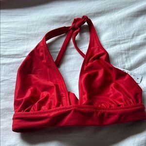 J. Crew Red Bikini Top